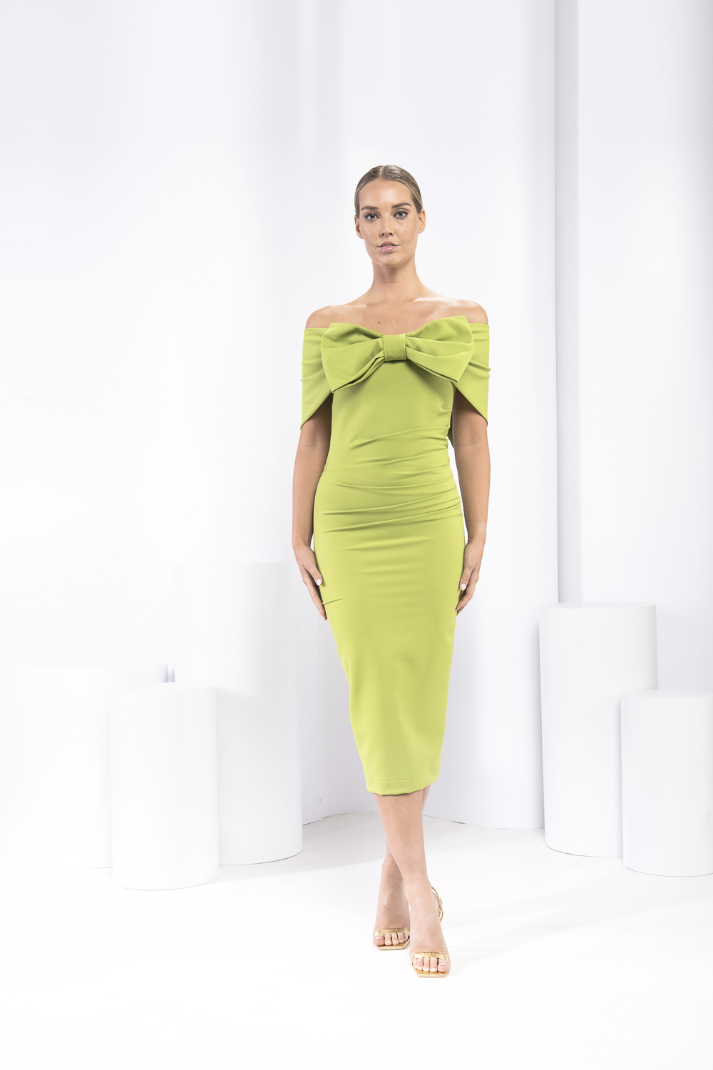 Kevan jon ceiba bardot dress top