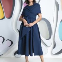 Sydney Flare Dress & Cape - Kevan Jon