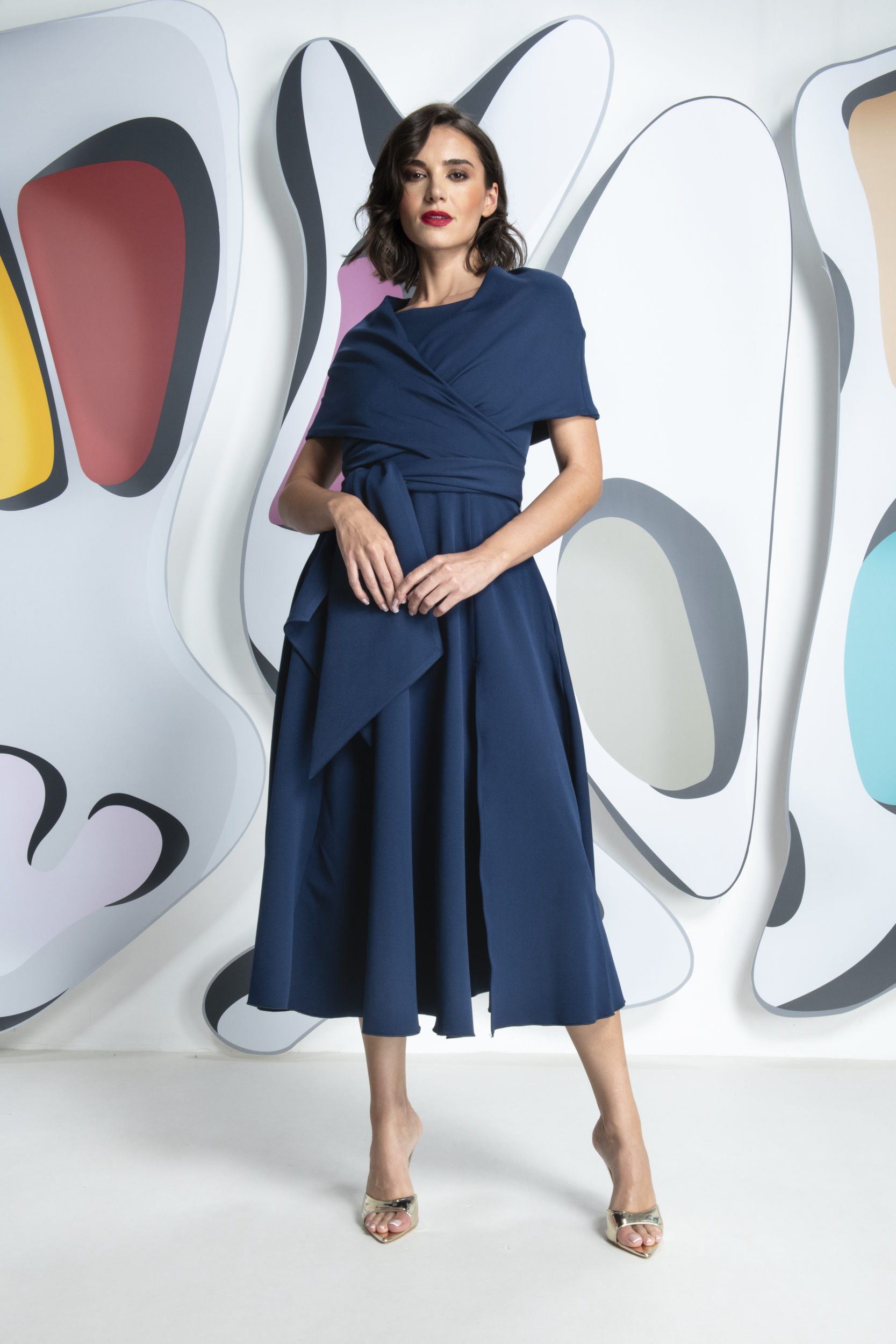 Sydney Flare Dress & Cape