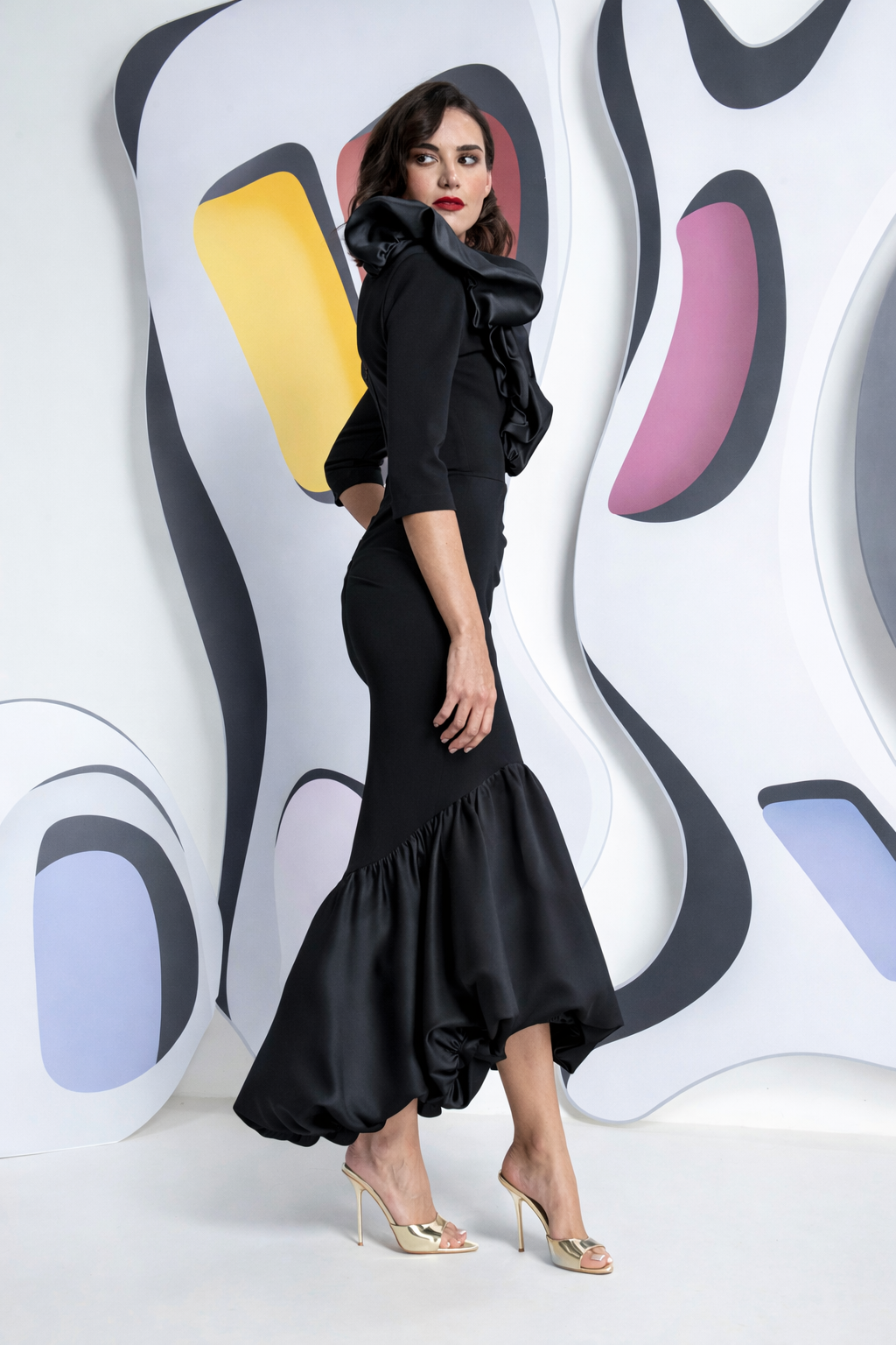 Brooklyn Plunge Dress - Image 3