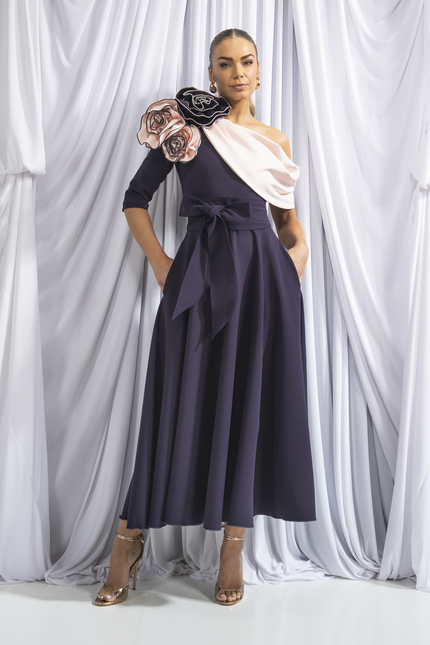 Constantina OS Flare & Obi Belt