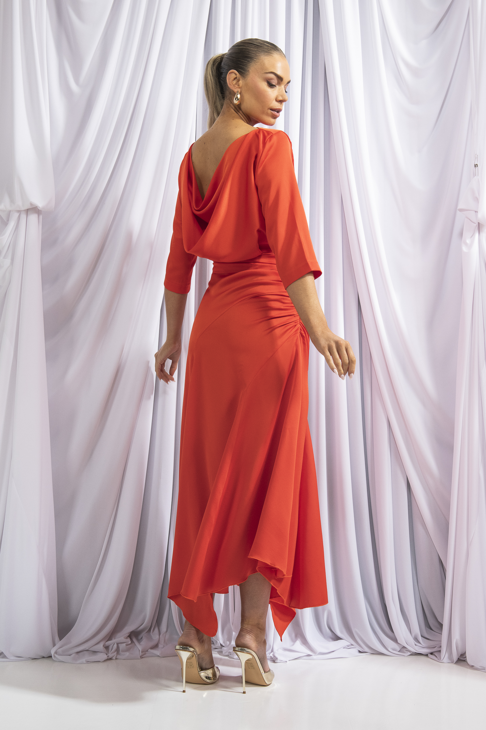 Dotty Drape 3\4 Sleeve - Image 3